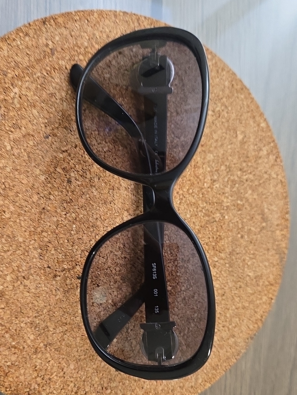 Salvatore Ferragamo Black Oversized Women's Sunglasses